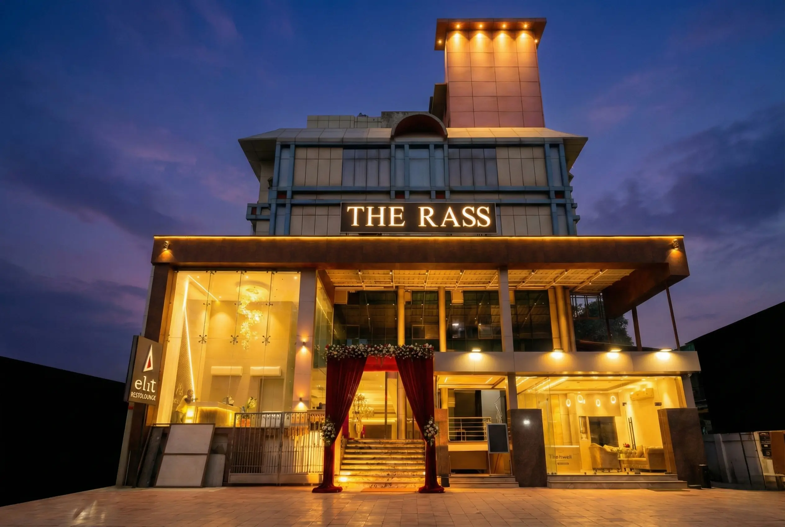 The Rass Hotel Civil Lines Kanpur Front View